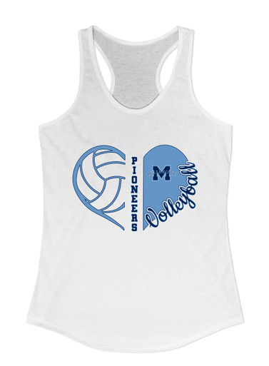 Millbrook Pioneers Heart Volleyball Women's Tank Top