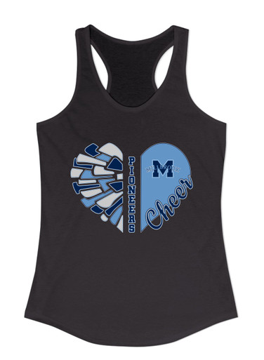 Millbrook Pioneers Heart Cheer Women's Tank Top
