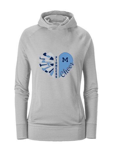 Millbrook Pioneers Heart Cheer Women's Hoodie