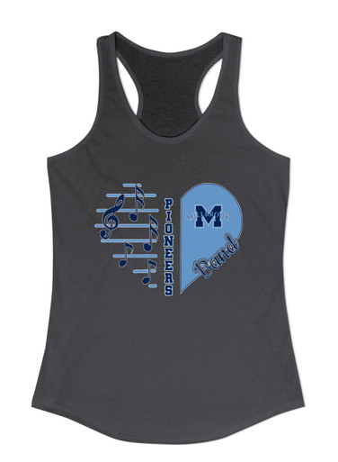Millbrook Pioneers Heart Band Women's Tank Top