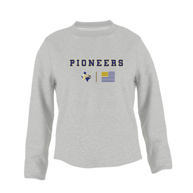 Boswell Pioneers Team Colors Flag Women's Sweatshirt
