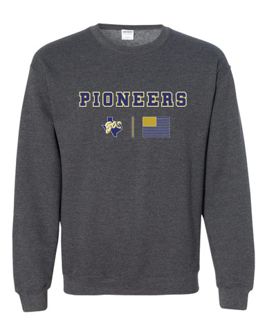 Boswell Pioneers Team Colors Flag Men's Sweatshirt