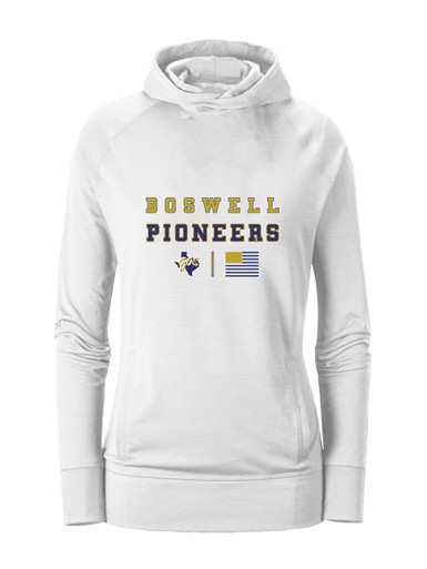 Boswell Pioneers Spirit Flag Women's Hoodie