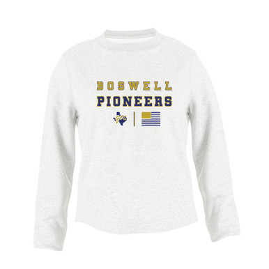 Boswell Pioneers Spirit Flag Women's Sweatshirt