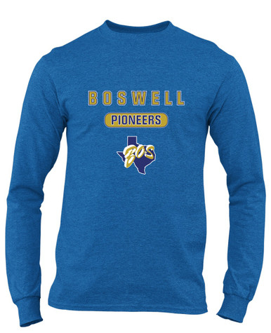 Boswell Pioneers Mascot #3 Men's Premium LS T-Shirt