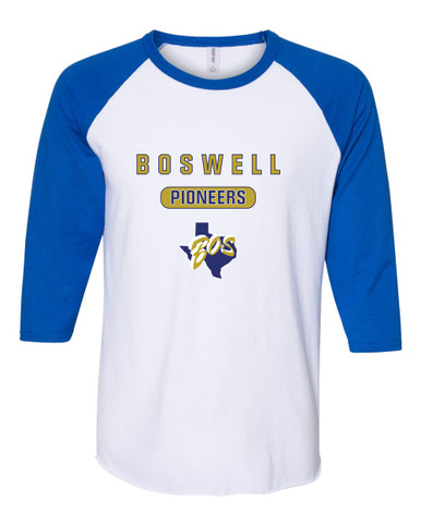 Boswell Pioneers Mascot #3 Men's Baseball T-Shirt