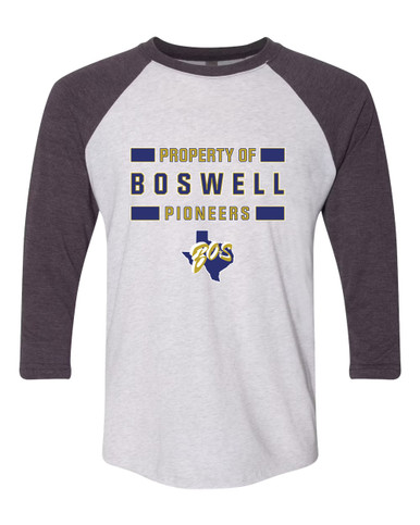 Boswell Pioneers Property Of Women's Baseball T-Shirt