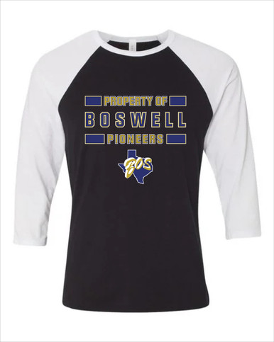 Boswell Pioneers Property Of Men's Baseball T-Shirt