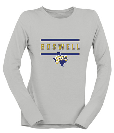 Boswell Pioneers Mascot #4 Women's Premium LS T-Shirt