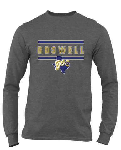 Boswell Pioneers Mascot #4 Men's Premium LS T-Shirt