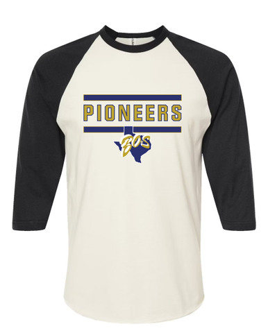 Boswell Pioneers Mascot #5 Women's Baseball T-Shirt