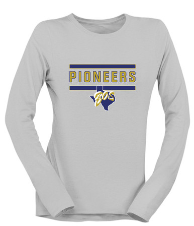 Boswell Pioneers Mascot #5 Women's LS T-Shirt