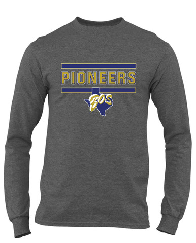 Boswell Pioneers Mascot #5 Men's LS T-Shirt