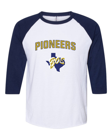 Boswell Pioneers Mascot #6 Women's Baseball T-Shirt