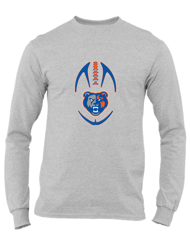 Grand Oaks Grizzlies Football #4 Men's Premium LS T-Shirt