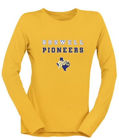 Boswell Pioneers Spirit Women's LS T-Shirt
