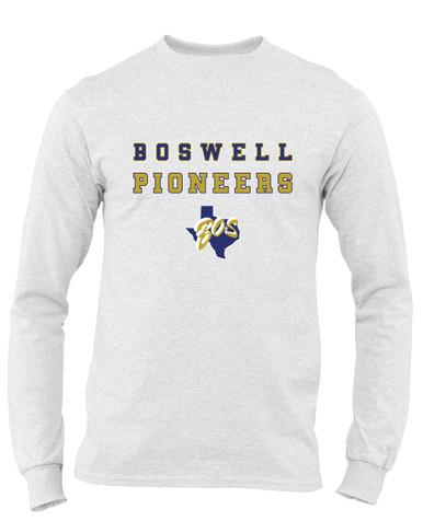 Boswell Pioneers Spirit Men's LS T-Shirt