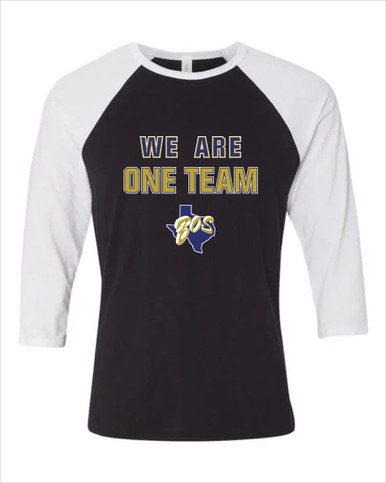 Boswell Pioneers We Are One Team Men's Baseball T-Shirt