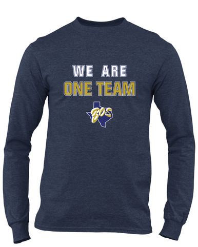 Boswell Pioneers We Are One Team Men's LS T-Shirt