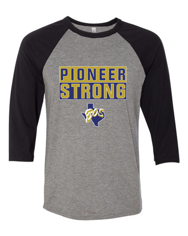Boswell Pioneers Strong #1 Men's Baseball T-Shirt