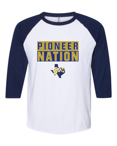 Boswell Pioneers Nation #1 Women's Baseball T-Shirt