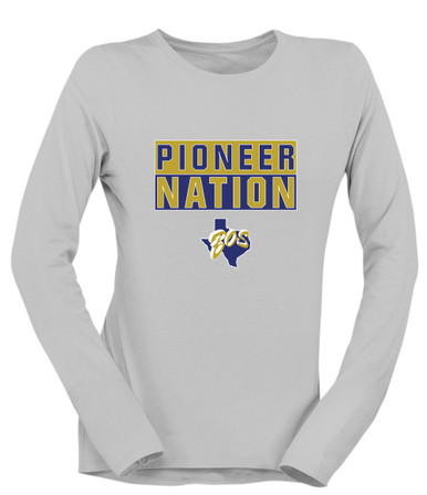 Boswell Pioneers Nation #1 Women's LS T-Shirt