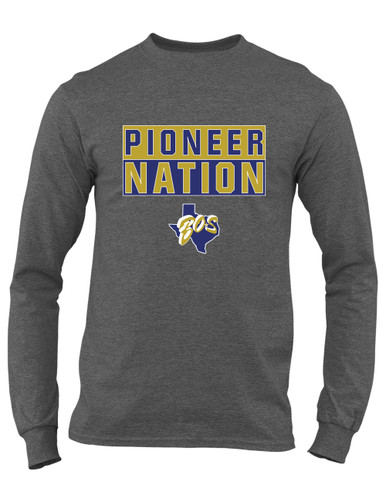Boswell Pioneers Nation #1 Men's LS T-Shirt