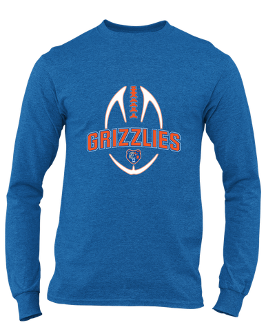 Grand Oaks Grizzlies Football #5 Men's Premium LS T-Shirt