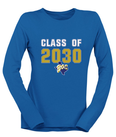Boswell Pioneers Class of 2030 Women's Premium LS T-Shirt