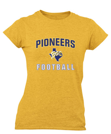 Boswell Pioneers Football #1 Women's SS T-Shirt