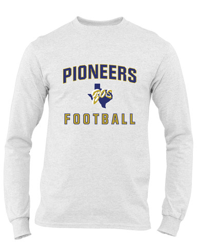 Boswell Pioneers Football #1 Men's LS T-Shirt