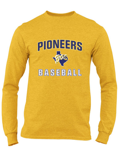 Boswell Pioneers Baseball #1 Men's LS T-Shirt