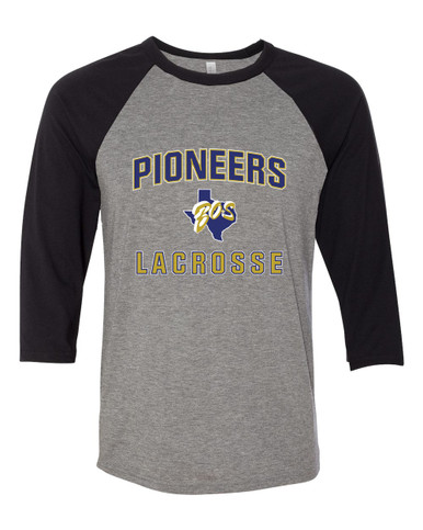 Boswell Pioneers Lacrosse Men's Baseball T-Shirt