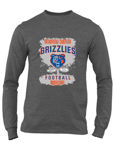Grand Oaks Grizzlies Football #6 Men's LS T-Shirt