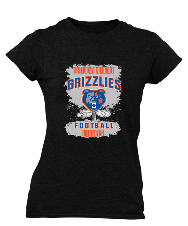 Grand Oaks Grizzlies Football #6 Women's Premium SS T-Shirt