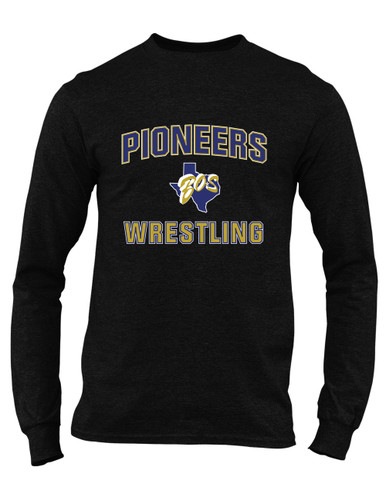 Boswell Pioneers Wrestling Men's LS T-Shirt