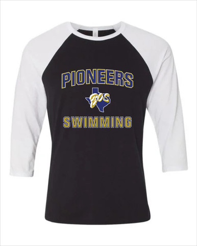 Boswell Pioneers Swimming Women's Baseball T-Shirt