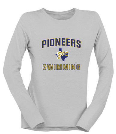 Boswell Pioneers Swimming Women's LS T-Shirt