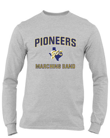 Boswell Pioneers Marching Band Men's LS T-Shirt