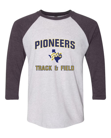 Boswell Pioneers Track & Field Men's Baseball T-Shirt