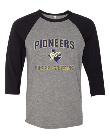 Boswell Pioneers Cross Country Men's Baseball T-Shirt