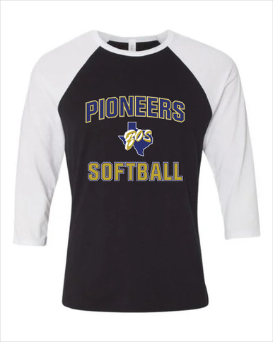 Boswell Pioneers Softball #1 Women's Baseball T-Shirt