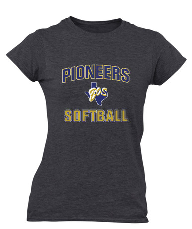 Boswell Pioneers Softball #1 Women's Premium SS T-Shirt