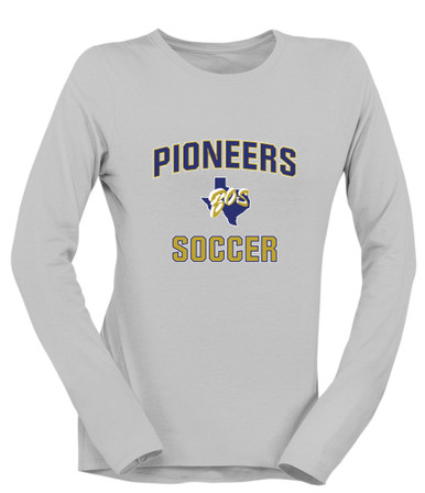 Boswell Pioneers Soccer #1 Women's LS T-Shirt