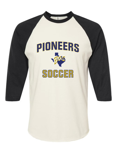 Boswell Pioneers Soccer #1 Men's Baseball T-Shirt