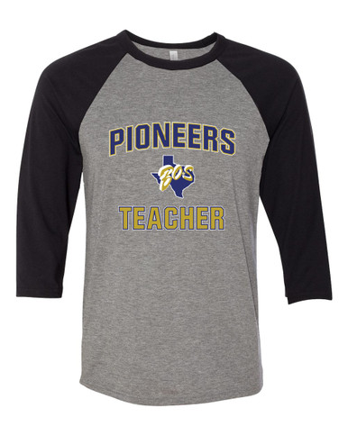 Boswell Pioneers Teacher Women's Baseball T-Shirt