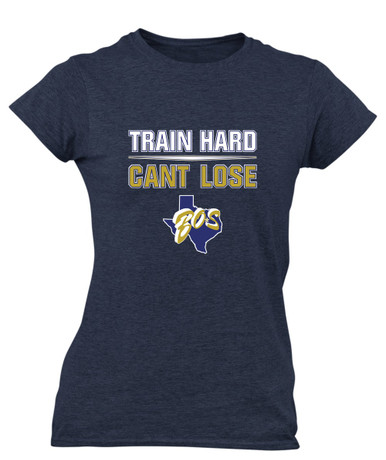 Boswell Pioneers Train Hard, Can't Lose Women's SS T-Shirt