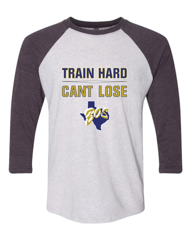 Boswell Pioneers Train Hard, Can't Lose Men's Baseball T-Shirt