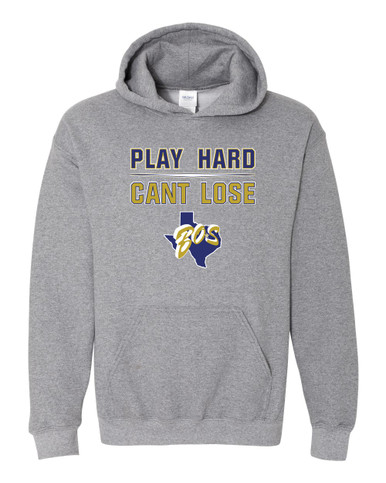 Boswell Pioneers Play Hard, Can't Lose Men's Hoodie