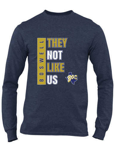 Boswell Pioneers They Not Like Us #1 Men's Premium LS T-Shirt